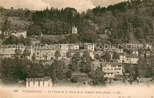 AK / Ansichtskarte Plombieres les Bains_Vosges Coteau de la Vierge Chapelle Saint Joseph Plombieres les Bains