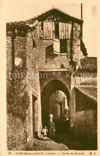 AK / Ansichtskarte Saint Sever_Landes Porte du Touron Saint Sever_Landes