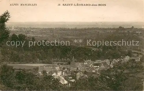 AK / Ansichtskarte Saint Leonard des Bois Vue panoramique Alpes Mancelles Saint Leonard des Bois