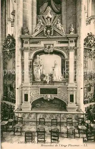 AK / Ansichtskarte Amiens Cathedrale Monument de l Ange Pleureur Amiens