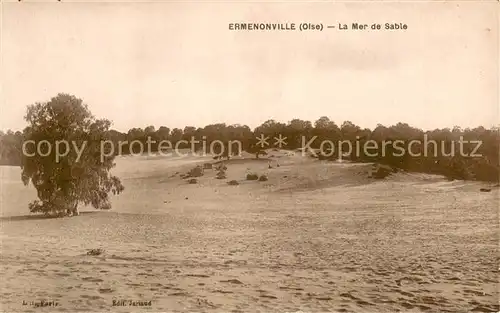 AK / Ansichtskarte Ermenonville La mer de sable Ermenonville