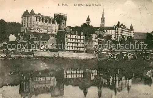 AK / Ansichtskarte Pau Reflet dans le Gave Pau