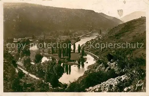 AK / Ansichtskarte Besancon_Doubs Le Doubs et lIle Malpas Besancon Doubs