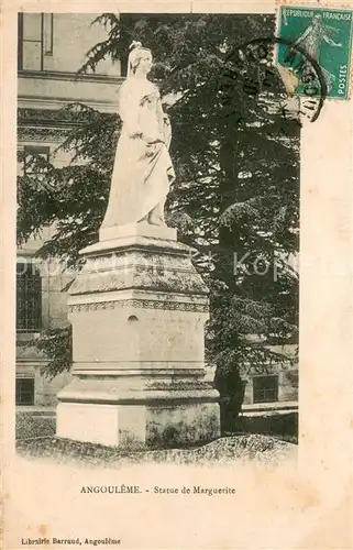 AK / Ansichtskarte Angouleme Statue de Marguerite Angouleme