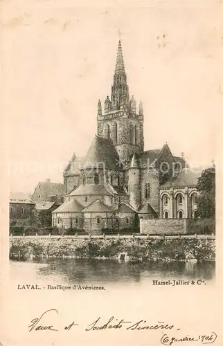 AK / Ansichtskarte Laval_Mayenne Basilique d Avenieres Laval Mayenne