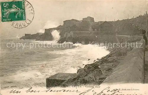 AK / Ansichtskarte Cette_Sete Grosse mer 