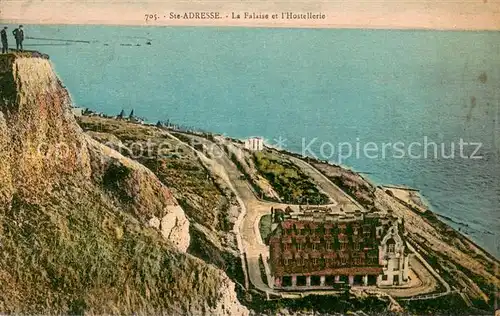 AK / Ansichtskarte Sainte Adresse La Falaise et l Hostellerie Sainte Adresse