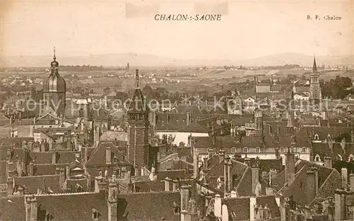 AK / Ansichtskarte Chalon sur Saone Vue generale Chalon sur Saone