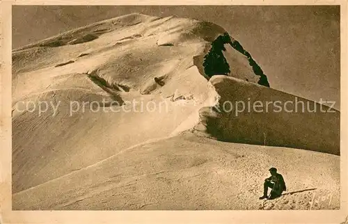 AK / Ansichtskarte Mont Blanc verde la Grande Bosse  Mont Blanc