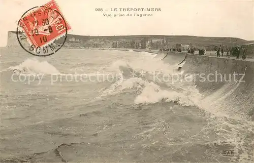 AK / Ansichtskarte Le_Treport_Mers Vue prise de l Agence 