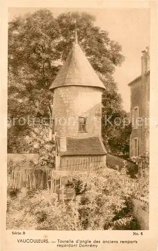 AK / Ansichtskarte Vaucouleurs Tourelle dangle des anciens remparts regardant Domremy Vaucouleurs