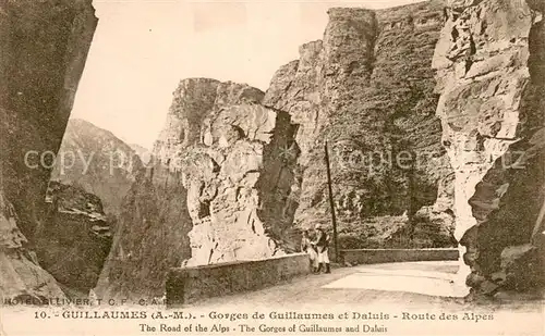 AK / Ansichtskarte Guillaumes Gorges de Guillaumes et Daluis Route des Alpes Guillaumes