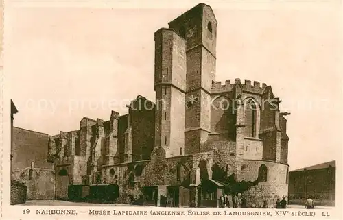 AK / Ansichtskarte Narbonne_Aude Musee Lapidaire ancienne Eglise de Lamourgnier Narbonne Aude