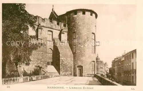 AK / Ansichtskarte Narbonne_Aude Ancien Eveche Narbonne Aude