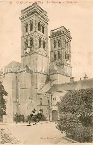 AK / Ansichtskarte Verdun_Meuse Les Tours de la Cathedrale Verdun Meuse