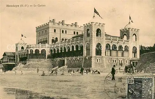 AK / Ansichtskarte Hendaye_Pyrenees_Atlantiques Le Casino Hendaye_Pyrenees