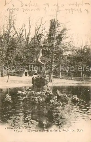 AK / Ansichtskarte Avignon_Vaucluse La Venus aux Hirondelles au Rocher des Doms Avignon Vaucluse