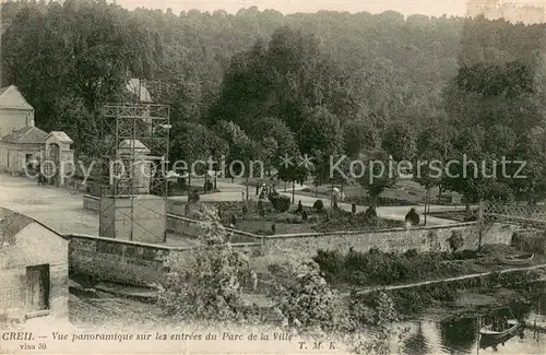 AK / Ansichtskarte Creil Vue panoramique sur les entrees du Parc de la Ville Creil