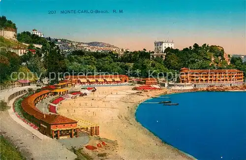 AK / Ansichtskarte Monte Carlo Beach Monte Carlo