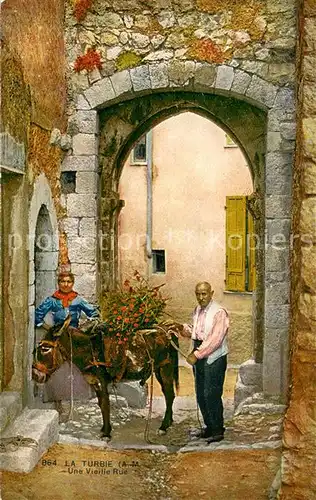 AK / Ansichtskarte La_Turbie Une Vieille Rue La_Turbie