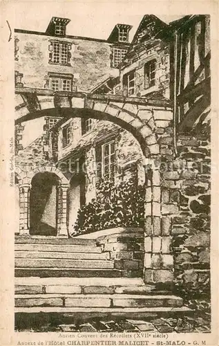 AK / Ansichtskarte Saint Malo_Ille et Vilaine_Bretagne Annexe de lHotel Charpentier Malicet Saint Malo_Ille et Vilaine