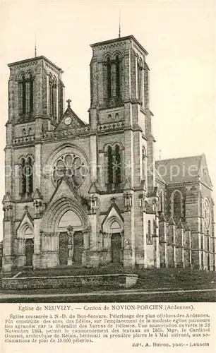 AK / Ansichtskarte Neuvizy Eglise Canton de Novion Porcien Neuvizy