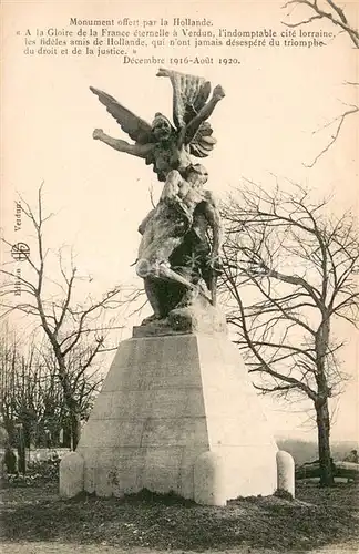 AK / Ansichtskarte Hollande Monument A l Gloire de la France eternelle a Verdun Hollande