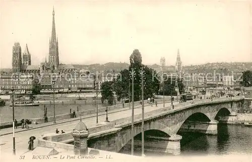 AK / Ansichtskarte Rouen Le Pont Corneille Rouen