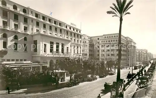 AK / Ansichtskarte Alger_Algerien Hotel Aletti et Rampe Bugeaud Alger Algerien