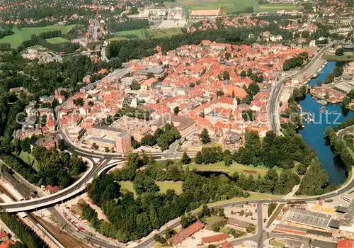 AK / Ansichtskarte Stade_Niederelbe Fliegeraufnahme  Stade Niederelbe