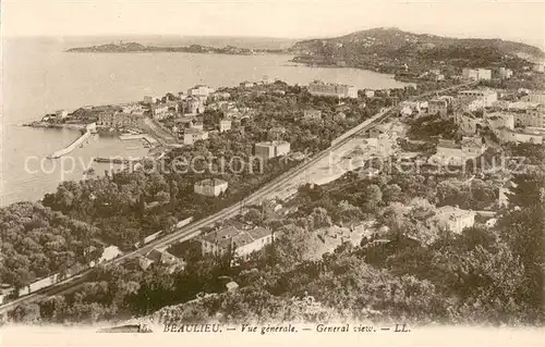 AK / Ansichtskarte Beaulieu sur Mer Vue generale Cote d Azur Beaulieu sur Mer
