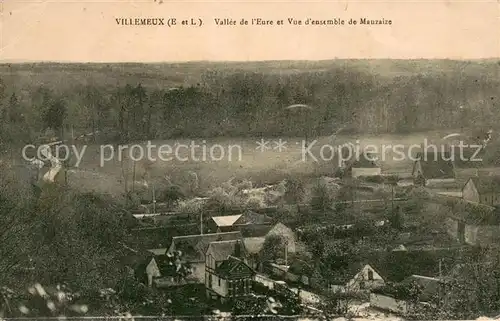 AK / Ansichtskarte Villemeux sur Eure Panorama Vallee de l Eure et vue d ensemble de Mauzaize Villemeux sur Eure
