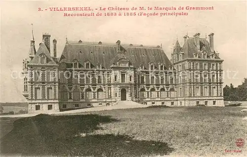 AK / Ansichtskarte Villersexel Chateau de M. le Marquis de Grammont Villersexel