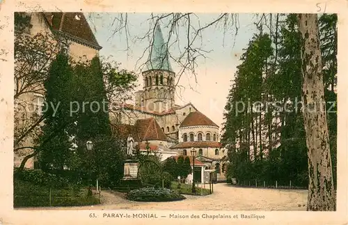 AK / Ansichtskarte Paray le Monial Maison des Chapelains Basilique Paray le Monial