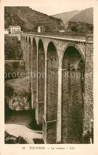 AK / Ansichtskarte Tournon sur Rhone Le Viaduc Tournon sur Rhone