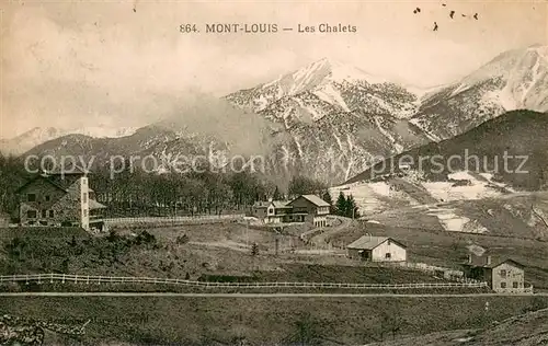 AK / Ansichtskarte Mont Louis_Montagne Les Chalets 
