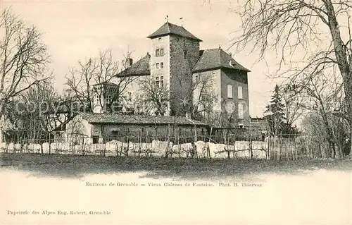 AK / Ansichtskarte Grenoble Vieux Chateaux de Fontaine Grenoble