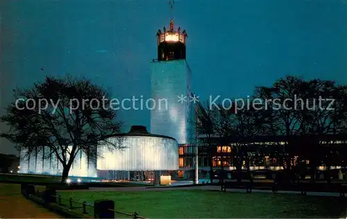 AK / Ansichtskarte Newcastle_upon_Tyne The Civic Centre at night 