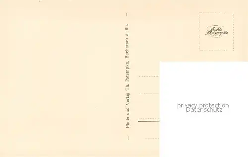 AK / Ansichtskarte Bacharach_Rhein Turmpartie Bacharach Rhein