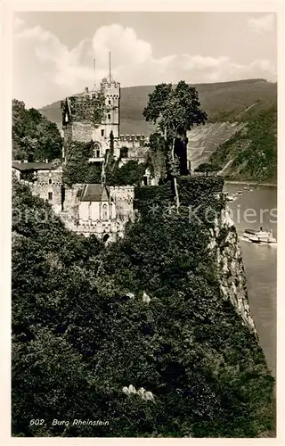 AK / Ansichtskarte Bingen_Rhein Burg Rheinstein Bingen Rhein