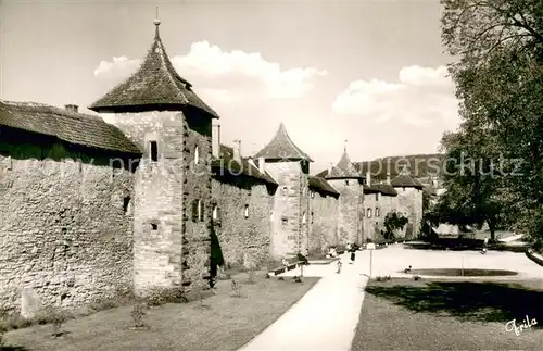 AK / Ansichtskarte Weissenburg_Bayern Stadtmauerpartie Weissenburg Bayern