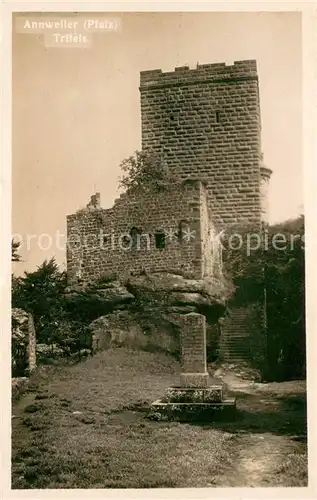 AK / Ansichtskarte Annweiler_Trifels Ruine Trifels Annweiler_Trifels