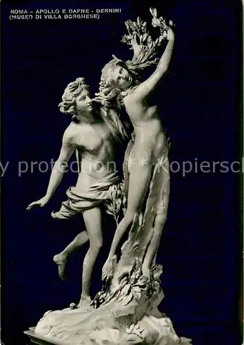 AK / Ansichtskarte Skulpturen Apollo e Dafne Bernini Roma Museo Villa Borghese  