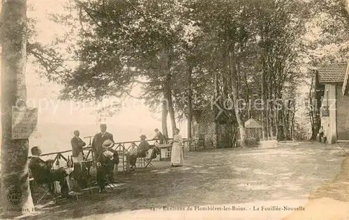 AK / Ansichtskarte Plombieres les Bains_Vosges Terrasse de la Feuillee Nouvelle Plombieres les Bains