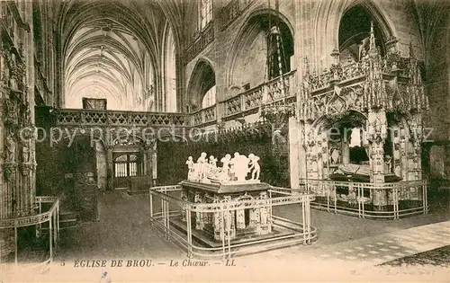 AK / Ansichtskarte Bourg en Bresse Eglise de Brou le choeur Bourg en Bresse