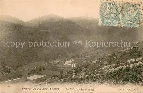 AK / Ansichtskarte Gerardmer_Vosges Panorama Vallee de Frankenthal Gerardmer Vosges