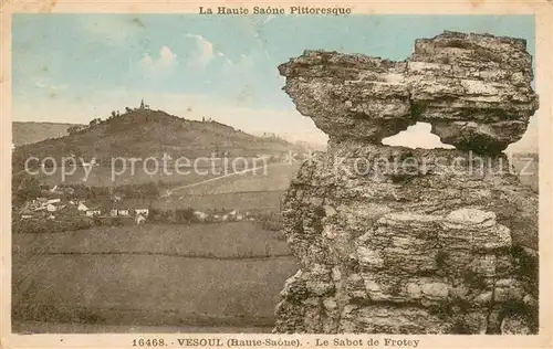 AK / Ansichtskarte Vesoul_Haute_Saone Le Sabot de Frotey Rocher Vesoul_Haute_Saone