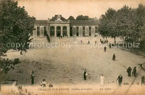 AK / Ansichtskarte Chalon sur Saone La Gare Bahnhof Chalon sur Saone
