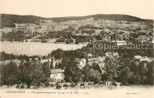 AK / Ansichtskarte Gerardmer_Vosges Vue panoramique sur le lac et la ville Gerardmer Vosges