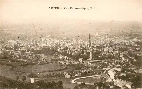 AK / Ansichtskarte Autun Vue panoramique Autun